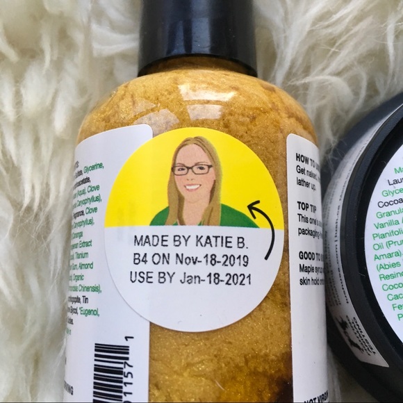 Lush Bath & Body Lush Yog Nog Shower Gel Cookie Dough Scrub New